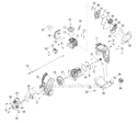 Engine Assembly Diagram and Parts List for TB575EC 41ADT57C766 Troy-Bilt Trimmer