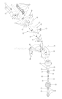 Part Location Diagram of 753-04309 MTD Grbx asm:w/.095 bmp