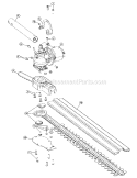 Part Location Diagram of 753-05623 MTD Blade Assembly