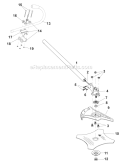 Page A Diagram and Parts List for TBBC 41AJBC-C966 Troy-Bilt Trimmer