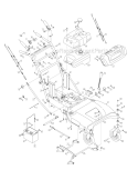 Part Location Diagram of 732-04418C Husky LEVER-DECK HEIGHT
