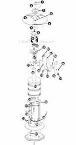 Page A Diagram and Parts List for 200605  Uniflame Outdoor Heater