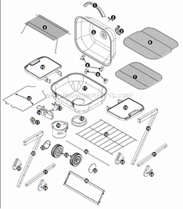 Part Location Diagram of 55-10-040 Uniflame Brand Plate/Temperature Gauge