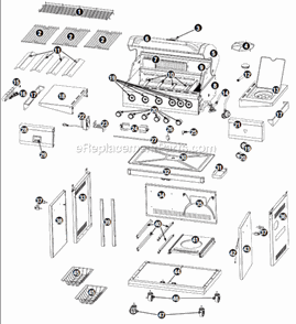 Part Location Diagram of 55-10-261 Uniflame Rotisserie Fork