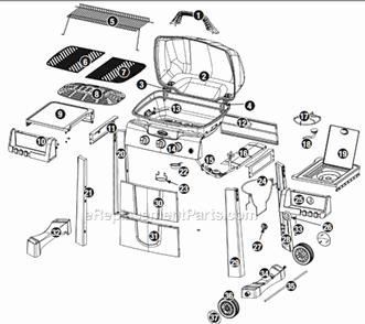 Part Location Diagram of 55-14-308 Uniflame Lighting Hook
