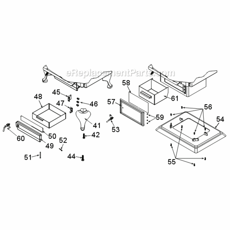 Models Ssw30Ftal, Ssw30Ftapb, Ssw30Stal, Ssw30Stapb, Ssw30Ftpb Lower Body Parts Diagram and Parts List for SSW30  Vermont Heating Stove