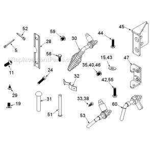 Models Ssw30Ftal, Ssw30Ftapb, Ssw30Stal, Ssw30Stapb, Ssw30Ftpb Hardware Diagram and Parts List for SSW30  Vermont Heating Stove