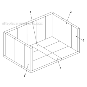 Part Location Diagram of 30005317 Vermont Brick 9 X 2 1/4 X 1 1/4