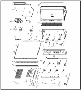 Page A Diagram and Parts List for VCS324SSBI  Vermont Grill