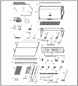 Page A Diagram and Parts List for VCS524SSBI  Vermont Grill
