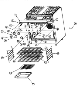Part Location Diagram of PD030005 Viking Self retaining nut