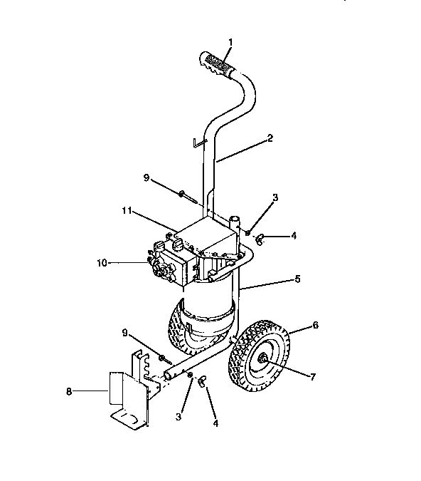 Final Assembly Diagram and Parts List for 505-1995  Wagner Paint Sprayer