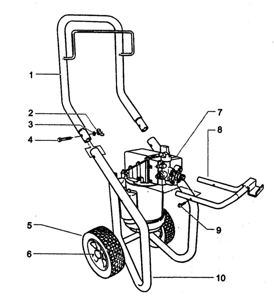 Final Assembly Diagram and Parts List for 835  Wagner Paint Sprayer