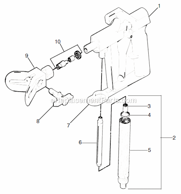 Accessories Diagram and Parts List for 505  Wagner Sprayer