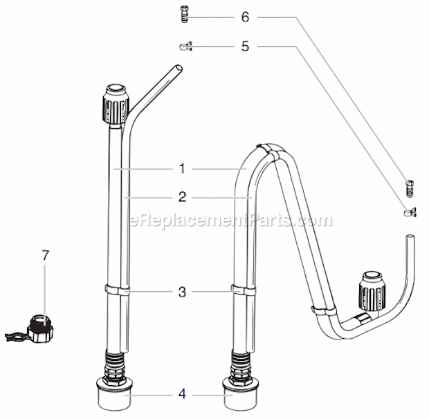 Page B Diagram and Parts List for 9145  Wagner Paint Sprayer