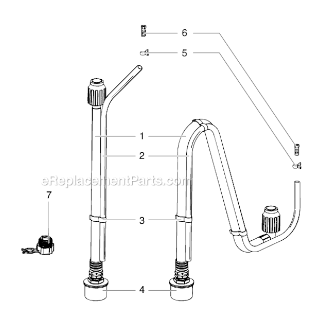 Page B Diagram and Parts List for 9195  Wagner Paint Sprayer
