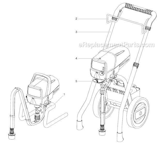 Page C Diagram and Parts List for 9195  Wagner Paint Sprayer