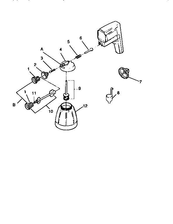 Replacement Parts Diagram and Parts List for 120  Wagner Sprayer
