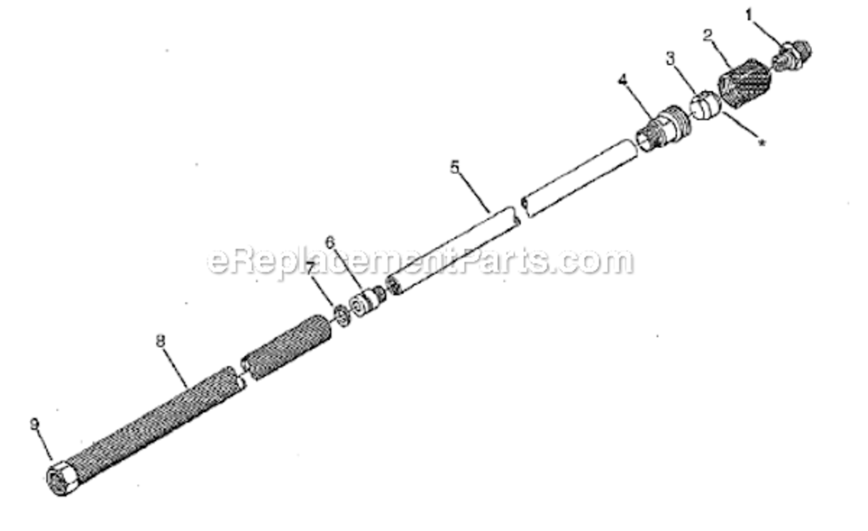 Page C Diagram and Parts List for R-10  Wagner Paint Sprayer