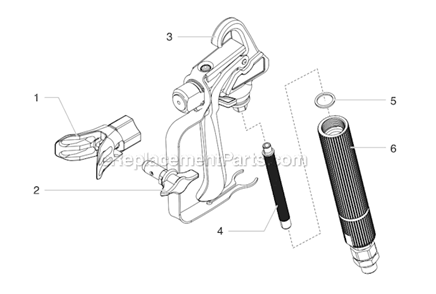 Part Location Diagram of 501515 Wagner 515 Spray Tip