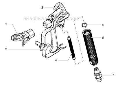 Part Location Diagram of 0501413 Wagner 413 Spray Tip