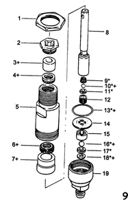 Part Location Diagram of 0294319 Wagner Nut