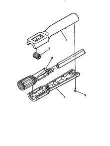 Handle Parts List Diagram and Parts List for 0271160  Wagner Paint Sprayer