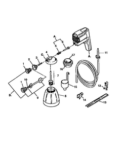 Painter Accessories Diagram and Parts List for 235  Wagner Sprayer