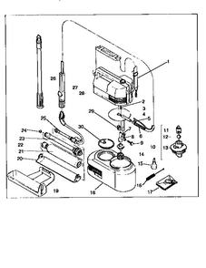 Replacement Parts Diagram and Parts List for 949  Wagner Paint Sprayer