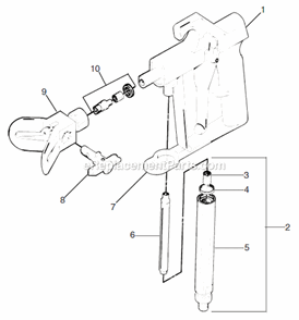 Accessories Diagram and Parts List for 505  Wagner Sprayer