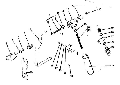 Replacement Parts Diagram and Parts List for G-10  Wagner Paint Sprayer
