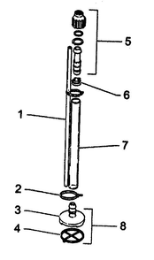 Suction Set Assembly 2 Diagram and Parts List for 945  Wagner Paint Sprayer