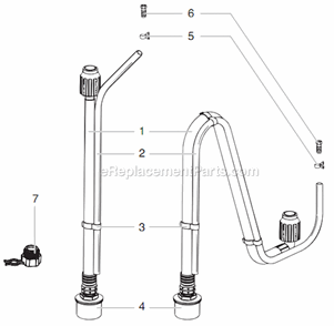 Page B Diagram and Parts List for 9145  Wagner Paint Sprayer