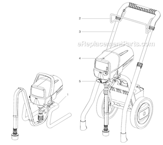 Page C Diagram and Parts List for 9175  Wagner Paint Sprayer