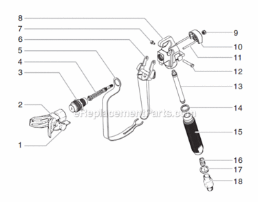 Part Location Diagram of 0501011 Wagner Holder Assembly