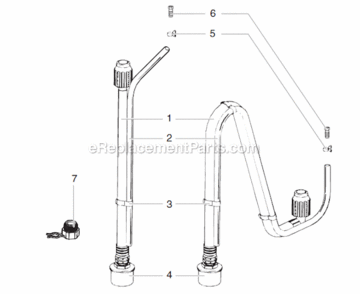 Page B Diagram and Parts List for 9190  Wagner Paint Sprayer