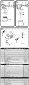 Section 1 Diagram and Parts List for W570FLEXIO  Wagner Paint Sprayer