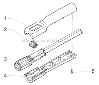 Part Location Diagram of 0271321 Wagner Handle Case Half, Bottom