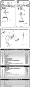 Section 1 Diagram and Parts List for W590FLEXIO  Wagner Paint Sprayer