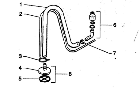 Suction Set Assembly 1 Diagram and Parts List for 946  Wagner Paint Sprayer