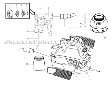 Part Location Diagram of 417341 Wagner Container Seal