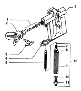 Part Location Diagram of 0154784 Wagner Tip
