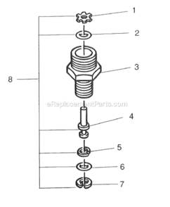 Page D Diagram and Parts List for ST595  Wagner Paint Sprayer