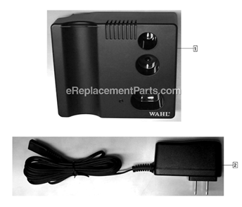 Page B Diagram and Parts List for 8786-550  Wahl Clipper Trimmer