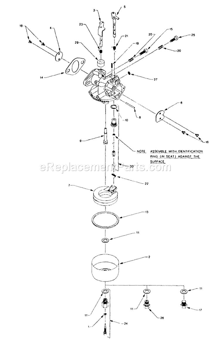 Page A Diagram and Parts List for LMG-117  Walbro Engine