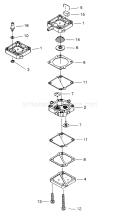 Part Location Diagram of K10-WIP Walbro Repair Kit