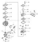 Page A Diagram and Parts List for WYJ-233-1  Walbro Engine