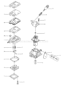 Part Location Diagram of 157-317 Walbro Plate - Pump