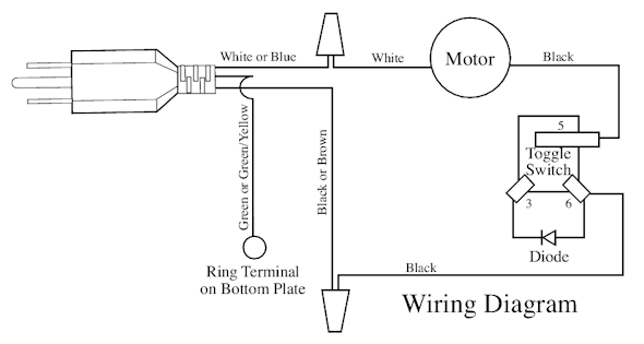 Page B Diagram and Parts List for 19BL46  Waring Blender