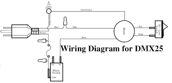 Page B Diagram and Parts List for 31DM37  Waring Drink Mixer